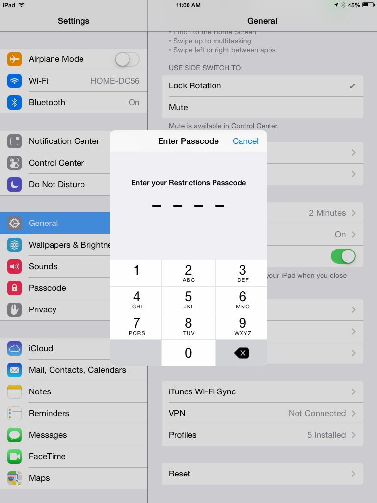 How To Setup Parental Controls On The iPad